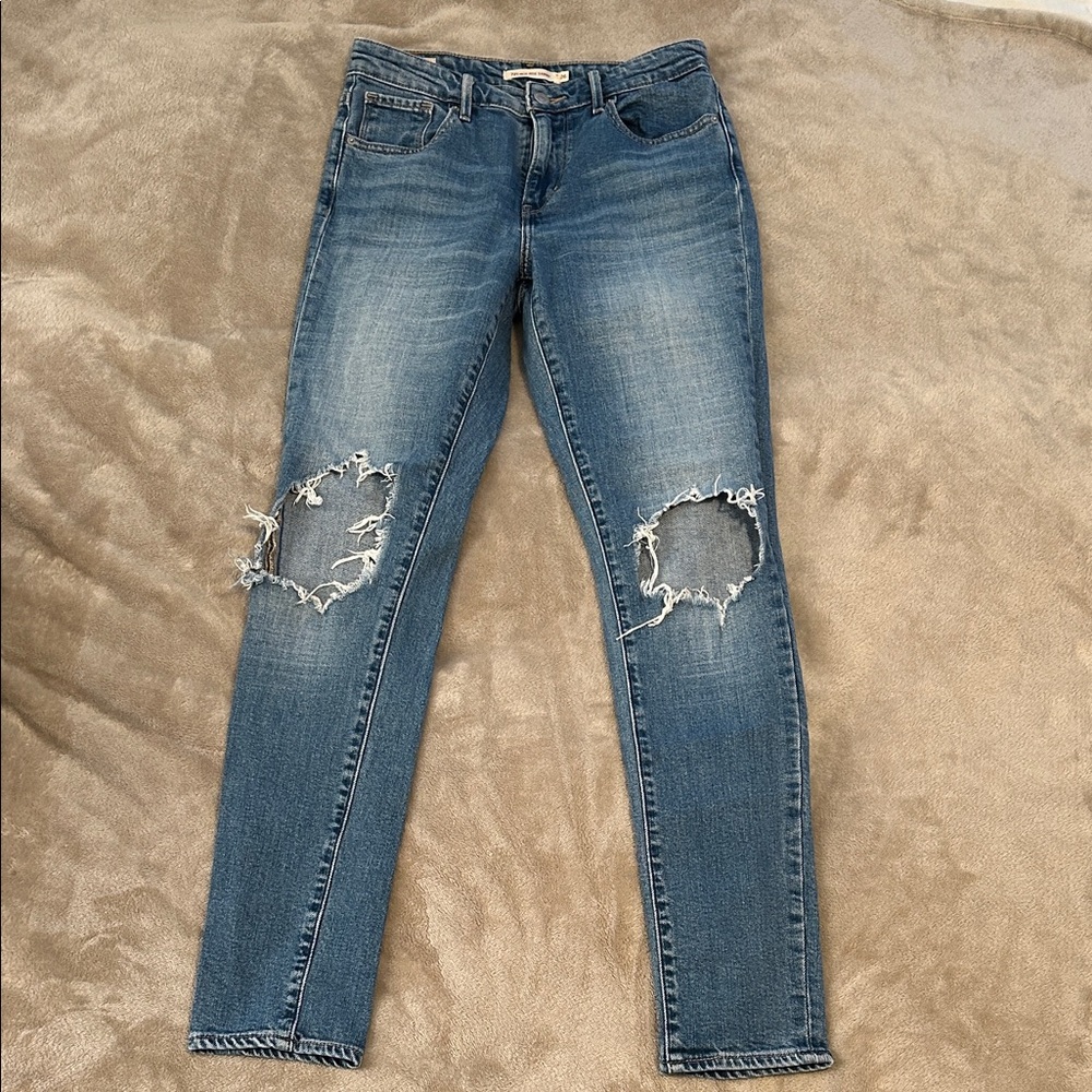 Levi’s Premium 721 High Wait Skinny Jeans